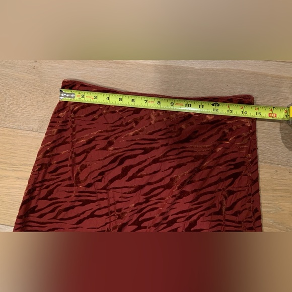 Forever 21 Red Zebra Print Skirt - Picture 6 of 6